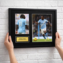 Jeremy Doku Man City Football Signed Autograph Print - Wall