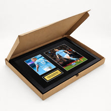 Kevin De Bruyne Man City Football Signed Autograph Print - Box