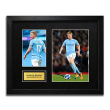 Kevin De Bruyne Man City Football Signed Autograph Print - WBG