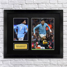 Omar Marmoush Man City Football Signed Autograph Print - BBG