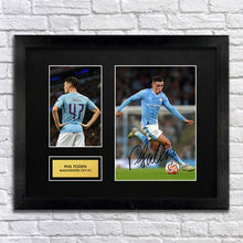 Phil Foden Man City Football Signed Autograph Print - BBG