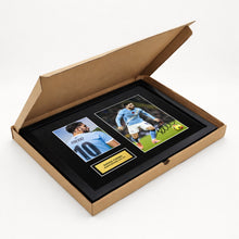 Rayan Cherki Man City Football Signed Autograph Print - Box