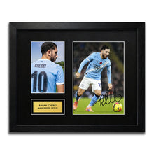 Rayan Cherki Man City Football Signed Autograph Print - WBG