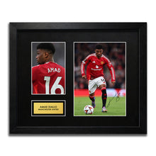 Amad Diallo Manchester Utd Football Signed Autograph Print - WBG