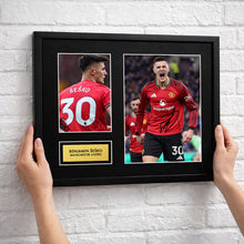 Benjamin Sesko Manchester Utd Football Signed Autograph Print - Wall
