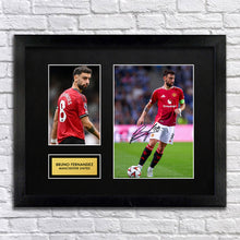 Bruno Fernandez Manchester Utd Football Signed Autograph Print - BBG