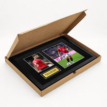 Bruno Fernandez Manchester Utd Football Signed Autograph Print - Box
