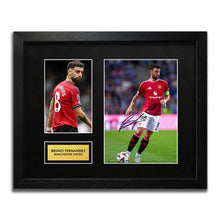 Bruno Fernandez Manchester Utd Football Signed Autograph Print - WBG