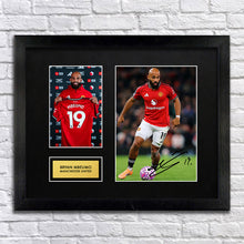 Bryan Mbeumo Manchester Utd Football Signed Autograph Print - BBG