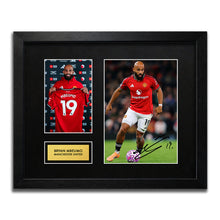 Bryan Mbeumo Manchester Utd Football Signed Autograph Print - WBG
