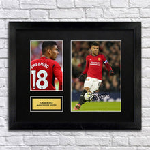 Casemiro Manchester Utd Football Signed Autograph Print - BBG