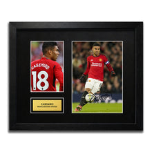 Casemiro Manchester Utd Football Signed Autograph Print - WBG