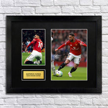 Matheus Cunha Manchester Utd Football Signed Autograph Print - BBG