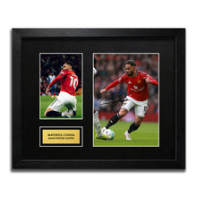 Matheus Cunha Manchester Utd Football Signed Autograph Print - WBG