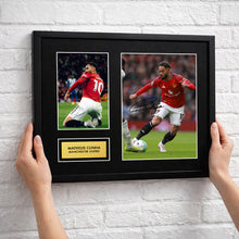 Matheus Cunha Manchester Utd Football Signed Autograph Print - Wall