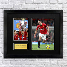 Robin Van Persie Manchester Utd Football Signed Autograph Print - BBG