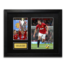 Robin Van Persie Manchester Utd Football Signed Autograph Print - WBG