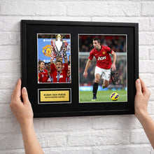 Robin Van Persie Manchester Utd Football Signed Autograph Print - Wall