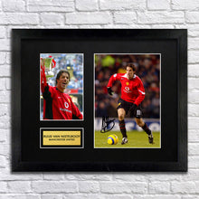 Ruud Van Nistelrooy Manchester Utd Football Signed Autograph Print - BBG