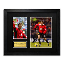 Ruud Van Nistelrooy Manchester Utd Football Signed Autograph Print - WBG