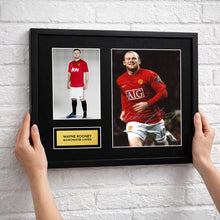 Wayne Rooney | Manchester United | Football Signed Autograph Print