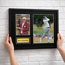 Matt Fitzpatrick - Signed Autograph Framed Golf Memorabilia