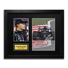 George Russell | Mercedes Signed Autograph Print