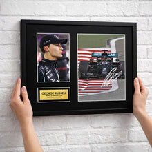 George Russell | Mercedes Signed Autograph Print
