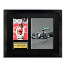 Lewis Hamilton - Mercedes AMG Petronas - Formula One F1 Autograph Signed Poster Art Print Artwork