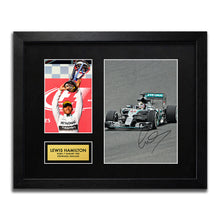 Lewis Hamilton | Mercedes Signed Autograph Print