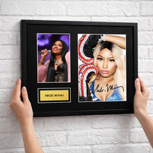 Nicki Minaj Autograph Print Wall Display