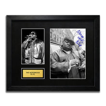 Notorious B.I.G. Signed Autograph Framed Music Memorabilia