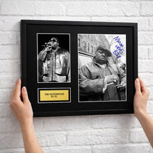 Notorious B.I.G. Signed Autograph Framed Music Memorabilia