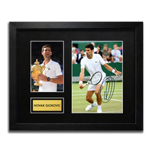 Novak Djokovic Tennis Autograph Signed Poster Art Print