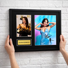 Olivia Rodrigo Autograph Print Wall Display