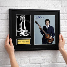 Paul McCartney Signed Autograph Framed Music Memorabilia