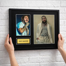 Post Malone Signed Autograph Framed Music Memorabilia