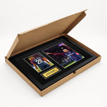Kylian Mbappe PSG Football Signed Autograph Print - Box