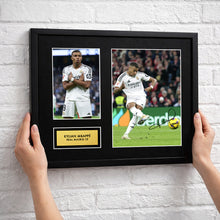 Kylian Mbappe Real Madrid Football Signed Autograph Print - Wall