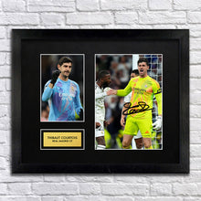 Thibaut Courtois Real Madrid Football Signed Autograph Print - BBG