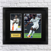 Vinicius Junior Real Madrid Football Signed Autograph Print - BBG