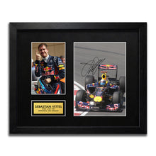 Sebastian Vettel Red Bull Racing F1 Autograph Signed Poster Art Print
