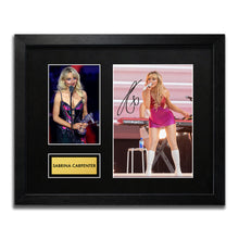 Sabrina Carpenter Signed Autograph Framed Music Memorabilia