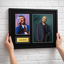Sam Smith Signed Autograph Framed Music Memorabilia