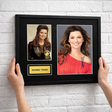Shania Twain Autograph Print Wall Display