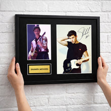 Shawn Mendes Signed Autograph Framed Music Memorabilia