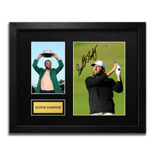 Scottie Scheffler - Signed Autograph Framed Golf Memorabilia