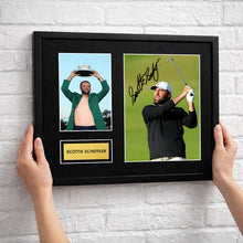 Scottie Scheffler - Signed Autograph Framed Golf Memorabilia