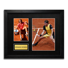 Stefanos Tsitsipas Tennis Autograph Signed Poster Art Print