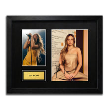 Tate McRae Signed Autograph Framed Music Memorabilia